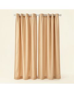 Ebba Bamboo Rayon Semi-Sheer Single Curtain Panel (synthetic illustration; no displayed measurements)
