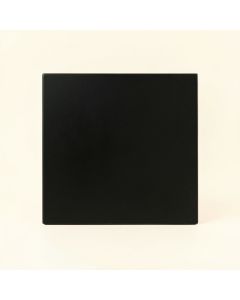 Cedar Branch Uninstalled Square Decorative Tile - Black (synthetic illustration; no displayed measurements)