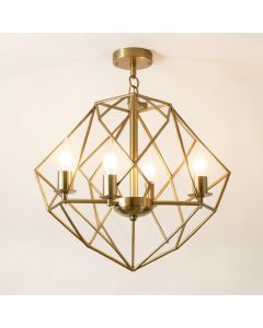 Israel 4 - Light Lantern Geometric Chandelier (synthetic illustration; no displayed measurements)