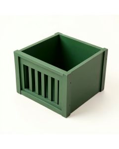 Sage Branch Empty Furniture-Style Litter Enclosure - Green (synthetic illustration; no displayed measurements)