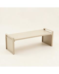 Heath Crossing Narrow Outdoor Storage Bench - Beige (synthetic illustration; no displayed measurements)