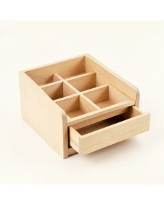 Fern Bend Empty Coffee-Station Organizer - Beige (synthetic illustration; no displayed measurements)