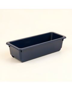 Vale Dale Empty Railing Planter With Integral Brackets - Navy (synthetic illustration; no displayed measurements)