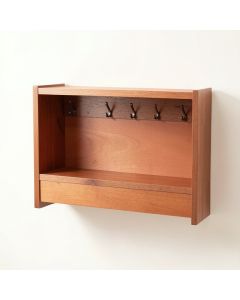 Briar Dell Wall-Mounted Entryway Organizer Shelf - Terracotta (synthetic illustration; no displayed measurements)