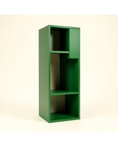 Spruce Arc Narrow Cubby Tower - Green (synthetic illustration; no displayed measurements)