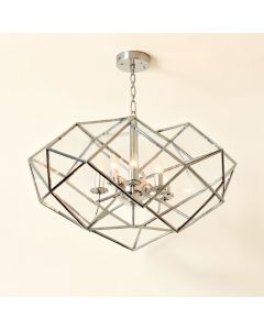 Karole 24 - Light Unique / Statement Geometric Chandelier (synthetic illustration; no displayed measurements)