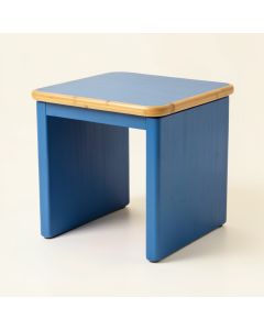 Reed Edge Side Table - Blue (synthetic illustration; no displayed measurements)