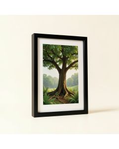 Elland Meditation Under Tree Framed Art (synthetic illustration; no displayed measurements)