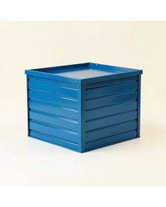 Pine Dale Closed Outdoor Storage Box - Blue (synthetic illustration; no displayed measurements)