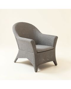 Sage Bridge Outdoor Lounge Chair - Gray (synthetic illustration; no displayed measurements)