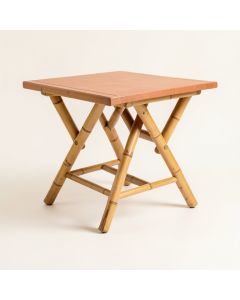 Holly Crest Patio Table - Terracotta (synthetic illustration; no displayed measurements)