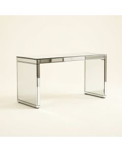 Noelle Mirrored Console Table (synthetic illustration; no displayed measurements)