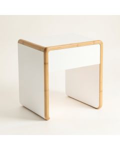 Dawn Arc Side Table (synthetic illustration; no displayed measurements)