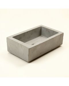 Trough Concrete Rectangular Bathroom Sink (synthetic illustration; no displayed measurements)