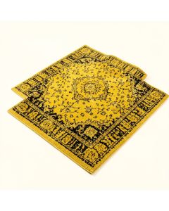 Regner Power Loom Yellow/Black Rug (synthetic illustration; no displayed measurements)