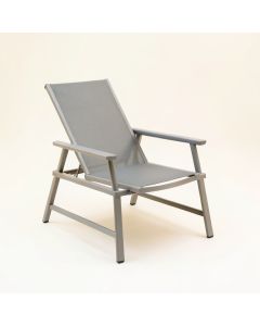 Clay Bend Outdoor Lounge Chair - Gray (synthetic illustration; no displayed measurements)