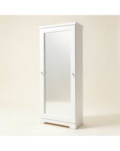 Celinda Over The Door Jewelry Armoire With Mirror (synthetic illustration; no displayed measurements)