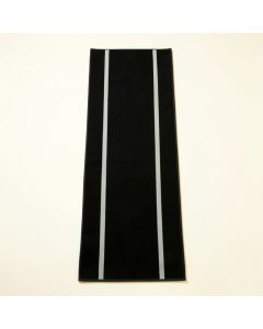 Oak Arc Narrow Runner Rug - Black (synthetic illustration; no displayed measurements)