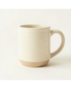Lake Crossing Ceramic Mug - Cream (synthetic illustration; no displayed measurements)