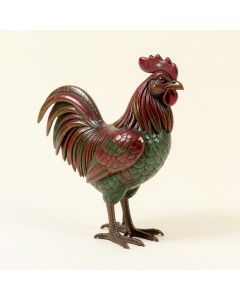 Adames Reclaimed Iron Rooster (synthetic illustration; no displayed measurements)