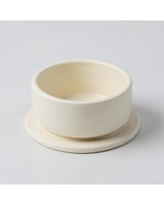 Lake Crest Empty Candle Holder - Cream (synthetic illustration; no displayed measurements)