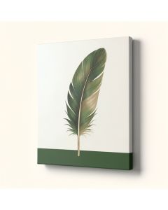 Feather Iv In Color Graphic Art On Wrapped Canvas (synthetic illustration; no displayed measurements)