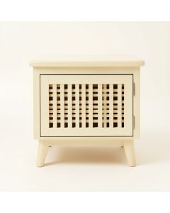 Olive Edge Nightstand - Cream (synthetic illustration; no displayed measurements)