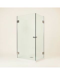 56 '' - 60 '' W X 62 '' H Door Opening Frameless Tub Door (synthetic illustration; no displayed measurements)
