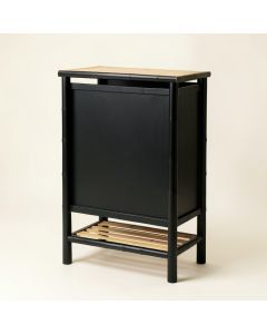 Brook Crest Freestanding Laundry Folding Counter - Black (synthetic illustration; no displayed measurements)