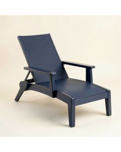 Olive Canyon Outdoor Lounge Chair - Navy (synthetic illustration; no displayed measurements)