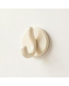 Fern Canyon Wall-Mounted Robe Hook - Cream (synthetic illustration; no displayed measurements)
