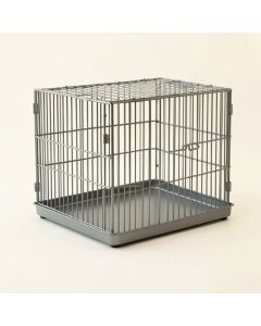 Oak Bluff Empty Furniture-Style Pet Crate - Gray (synthetic illustration; no displayed measurements)
