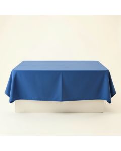 Holly Bridge Flat Bed Sheet - Blue (synthetic illustration; no displayed measurements)