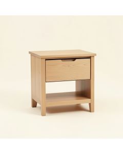 Posen 1 -Drawer Nightstand In Light Brown (synthetic illustration; no displayed measurements)