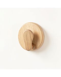 Maple Crest Wall-Mounted Robe Hook - Beige (synthetic illustration; no displayed measurements)