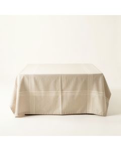 Meadow Brook Flat Bed Sheet - Beige (synthetic illustration; no displayed measurements)