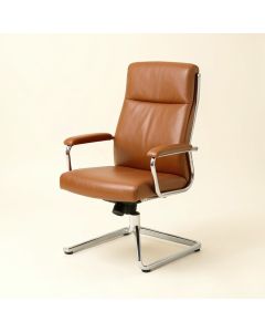 Adrushan Genuine Leather Conference Chair (synthetic illustration; no displayed measurements)