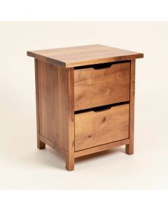 Obregon Solid Wood End Table With Storage (synthetic illustration; no displayed measurements)