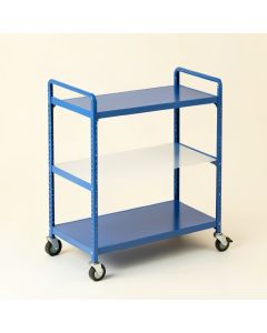 Wren Branch Empty Rolling Workshop Cart - Blue (synthetic illustration; no displayed measurements)