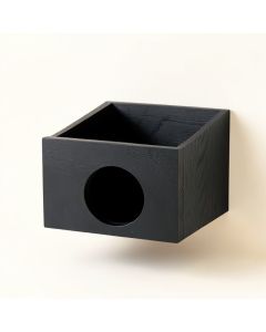 Willow Falls Wall-Mounted Cat Perch - Black (synthetic illustration; no displayed measurements)