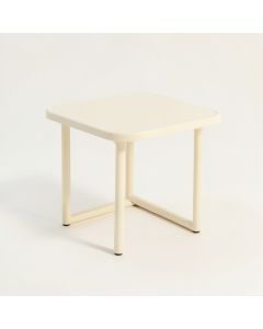 Hazel Crossing Compact Balcony Table - Cream (synthetic illustration; no displayed measurements)