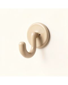 Spruce Bend Wall-Mounted Robe Hook - Beige (synthetic illustration; no displayed measurements)
