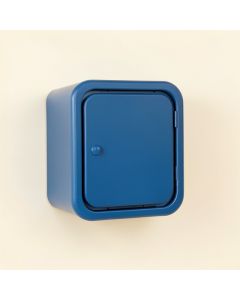 Maple Crossing Wall-Mounted Entry Cabinet - Blue (synthetic illustration; no displayed measurements)