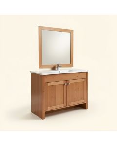 Chestnut 48 '' Single Bathroom Vanity Set (synthetic illustration; no displayed measurements)