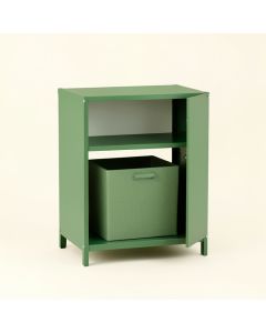 Reed Brook Freestanding Pull-Out Hamper Cabinet - Green (synthetic illustration; no displayed measurements)