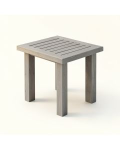 Field Bend Compact Balcony Table - Gray (synthetic illustration; no displayed measurements)