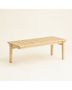 Spruce Crest Indoor Bench - Ivory (synthetic illustration; no displayed measurements)
