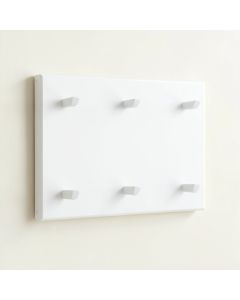 Spruce Crest Empty Wall-Mounted Tool Organizer Panel - White (synthetic illustration; no displayed measurements)