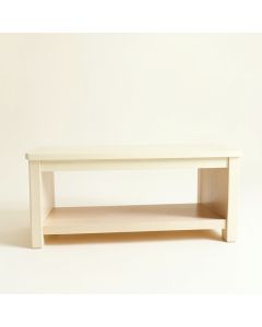 Summit Canyon Indoor Bench - Cream (synthetic illustration; no displayed measurements)