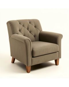 Bolebroke 38.25 '' Wide Tufted Polyester Armchair (synthetic illustration; no displayed measurements)